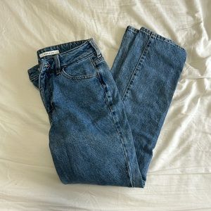 pacsun dark wash mom jeans size 24